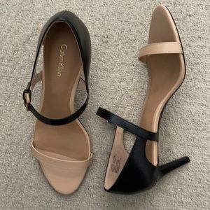 Calvin Klein Luigina Two Toned Sandals never worn